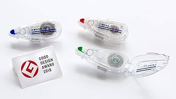 ブルー＆ラベンダー5 Amazon | トンボ鉛筆 修正テープ モノエアーつめ替えタイプ 本体